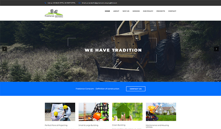 Freelance Conscom – Website