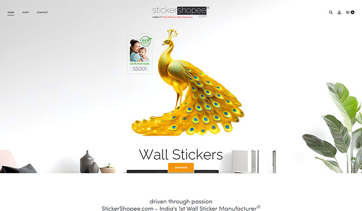 Stickershopee – E-commerce Website
